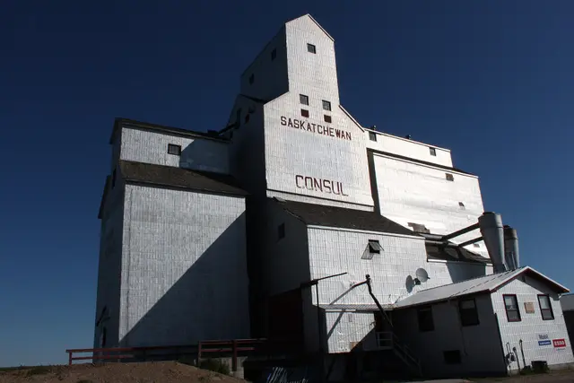 Saskatchewan Wheat Pool grain elevator